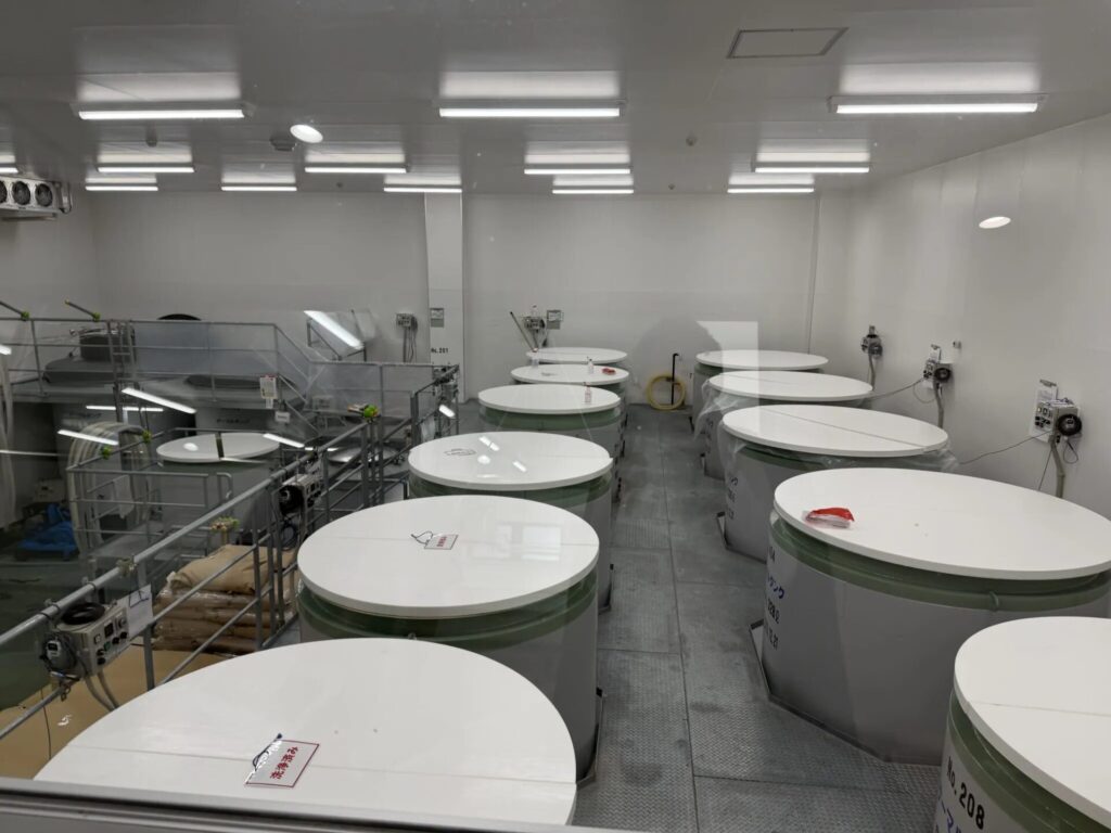 御湖鶴酒造場の蔵内設備